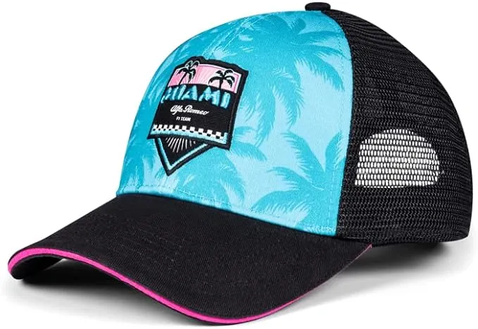 2023 ALFA ROMEO F1 MENS MIAMI GP TRUCKER CAP