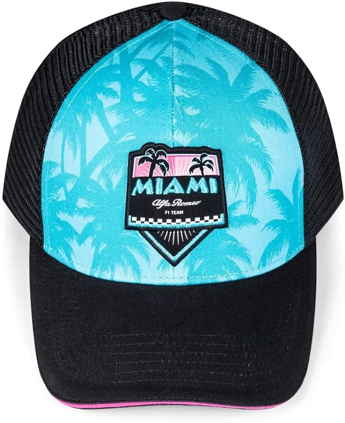 2023 ALFA ROMEO F1 MENS MIAMI GP TRUCKER CAP