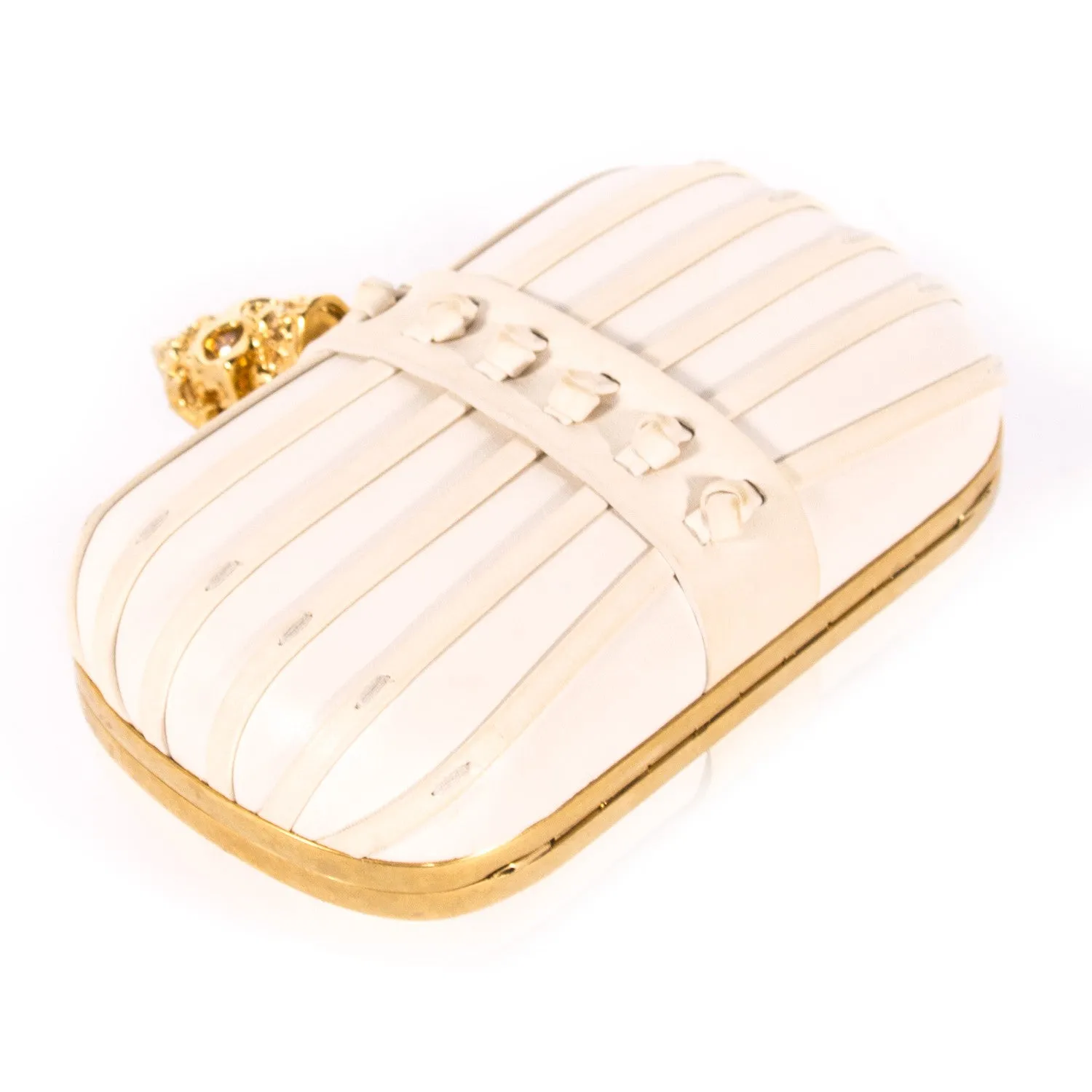 Alexander McQueen Skull Box Clutch