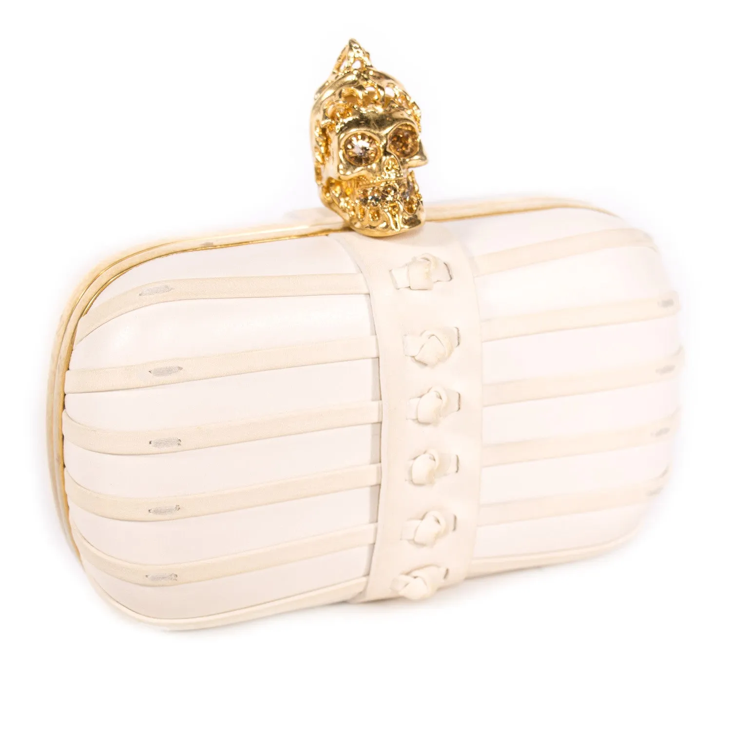 Alexander McQueen Skull Box Clutch