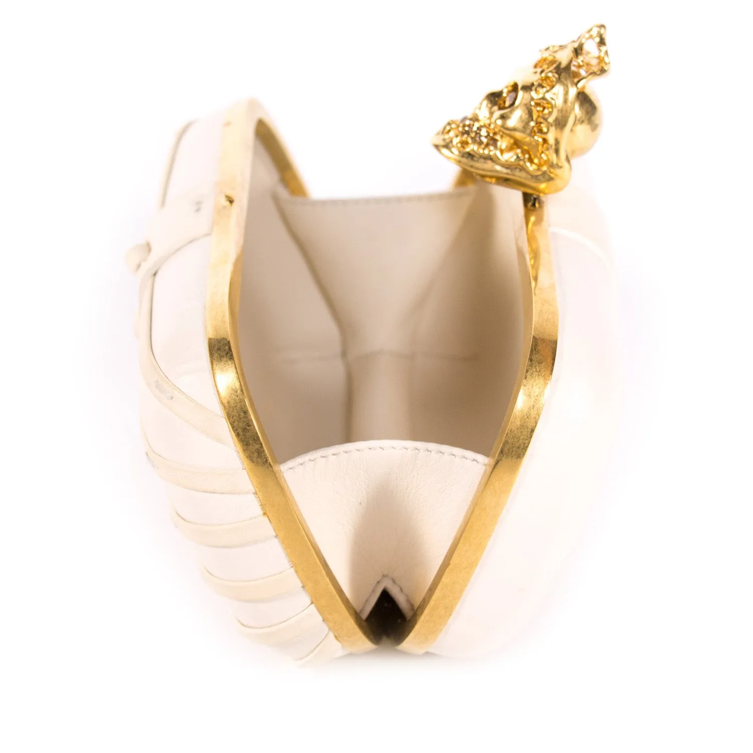 Alexander McQueen Skull Box Clutch