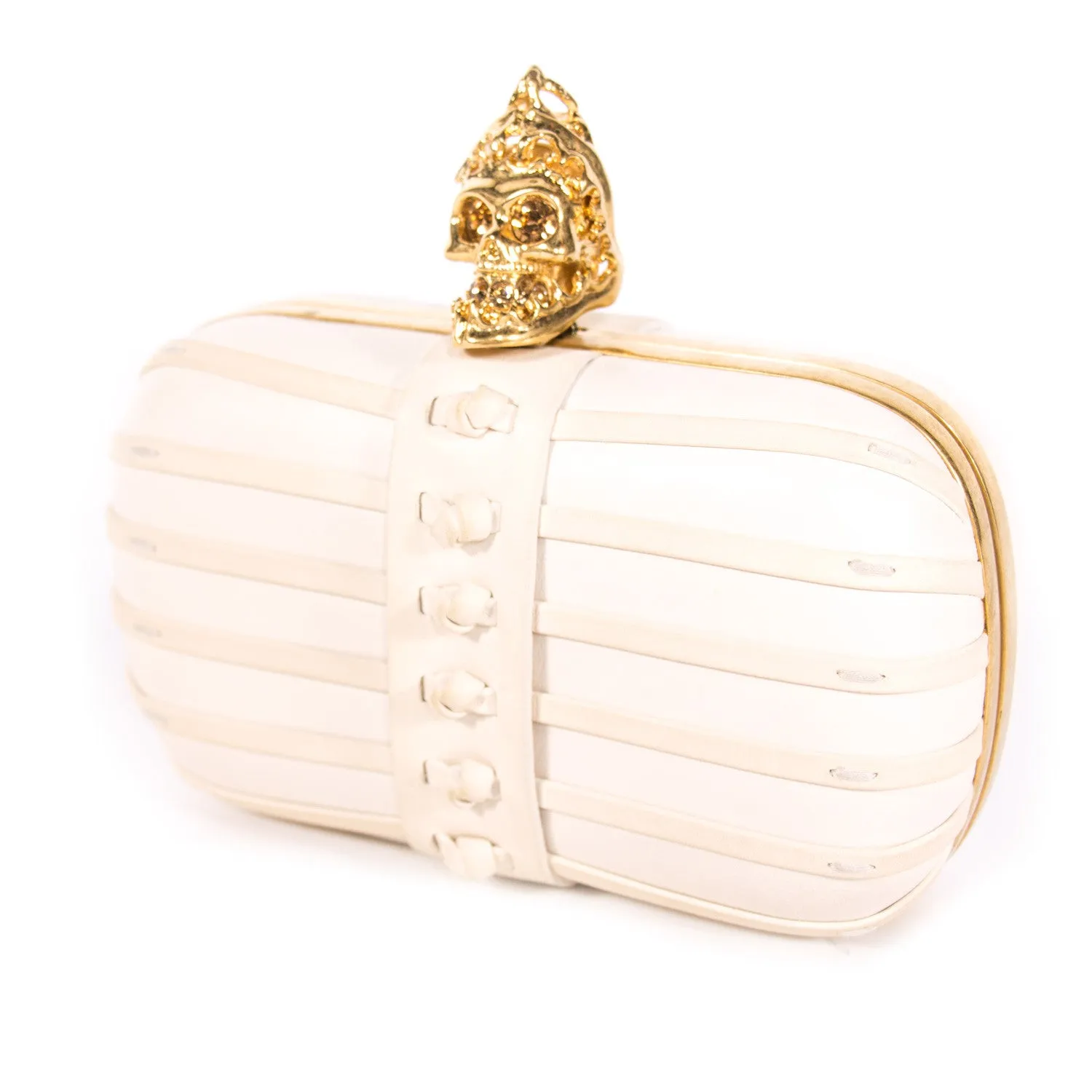 Alexander McQueen Skull Box Clutch