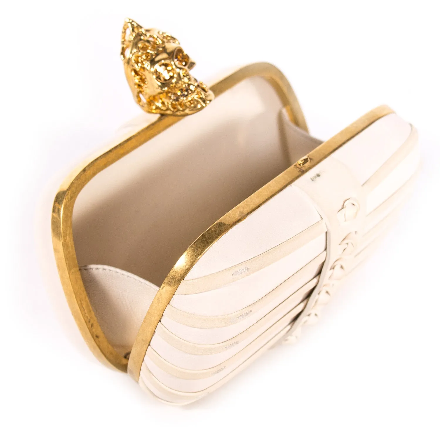Alexander McQueen Skull Box Clutch