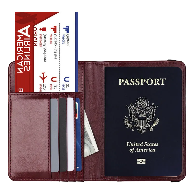 Anti-magnetic Card Holder Passport Wallet