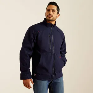 Ariat Men's Flame Resistant DuraLight Cordura Canvas Field Jacket Navy - 10052715