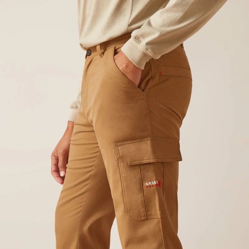 Ariat Men's Flame Resistant M7 Slim DuraStretch Straight Pant Khaki - 10048193