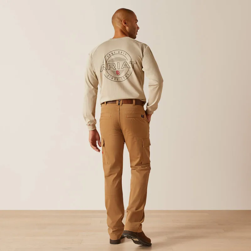 Ariat Men's Flame Resistant M7 Slim DuraStretch Straight Pant Khaki - 10048193
