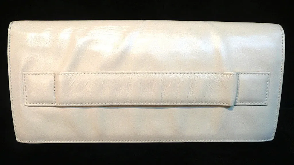 Authentic Chanel ONE OF A KIND HAUTE COUTURE RUNWAY Bone Keyboard Clutch