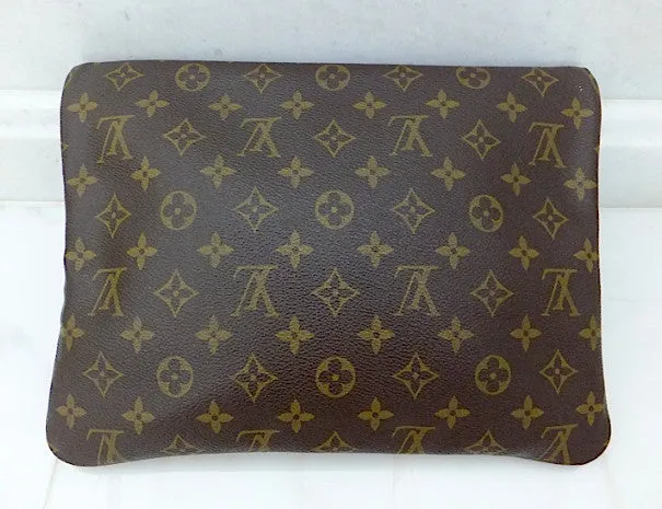 Authentic Louis Vuitton Monogram XL Envelope Clutch