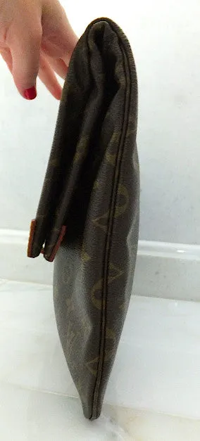 Authentic Louis Vuitton Monogram XL Envelope Clutch