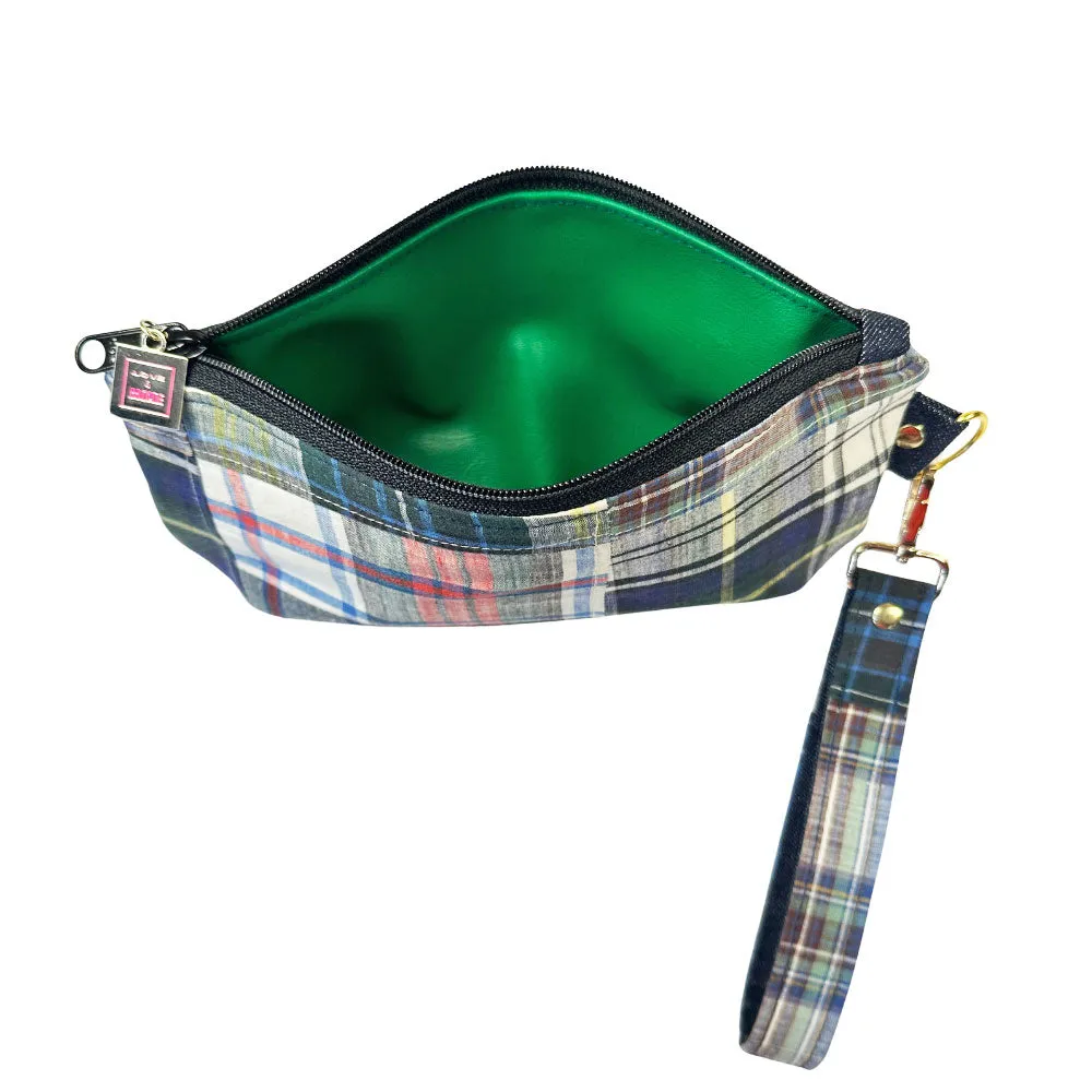 Baily Plaid Wristlet