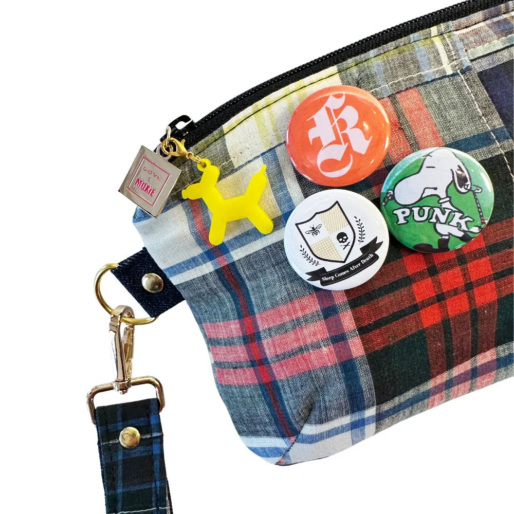 Baily Plaid Wristlet