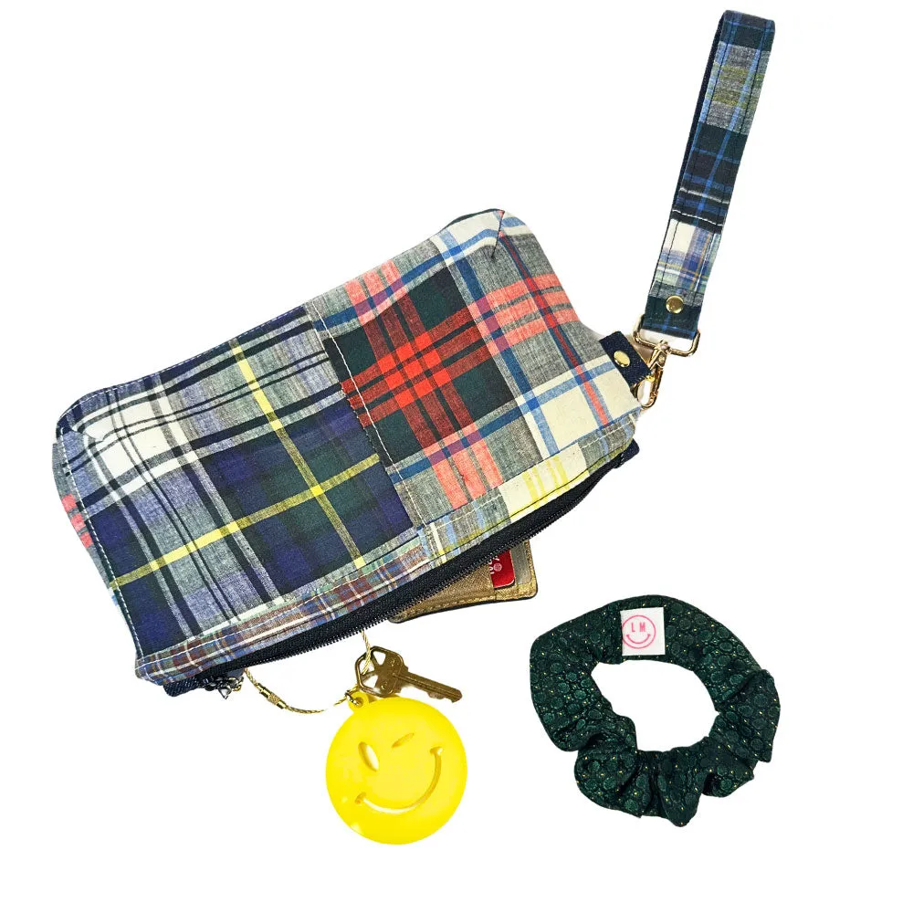 Baily Plaid Wristlet