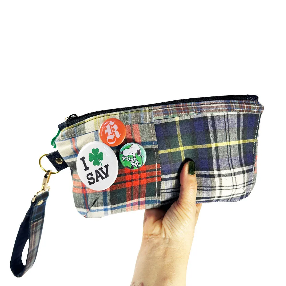 Baily Plaid Wristlet