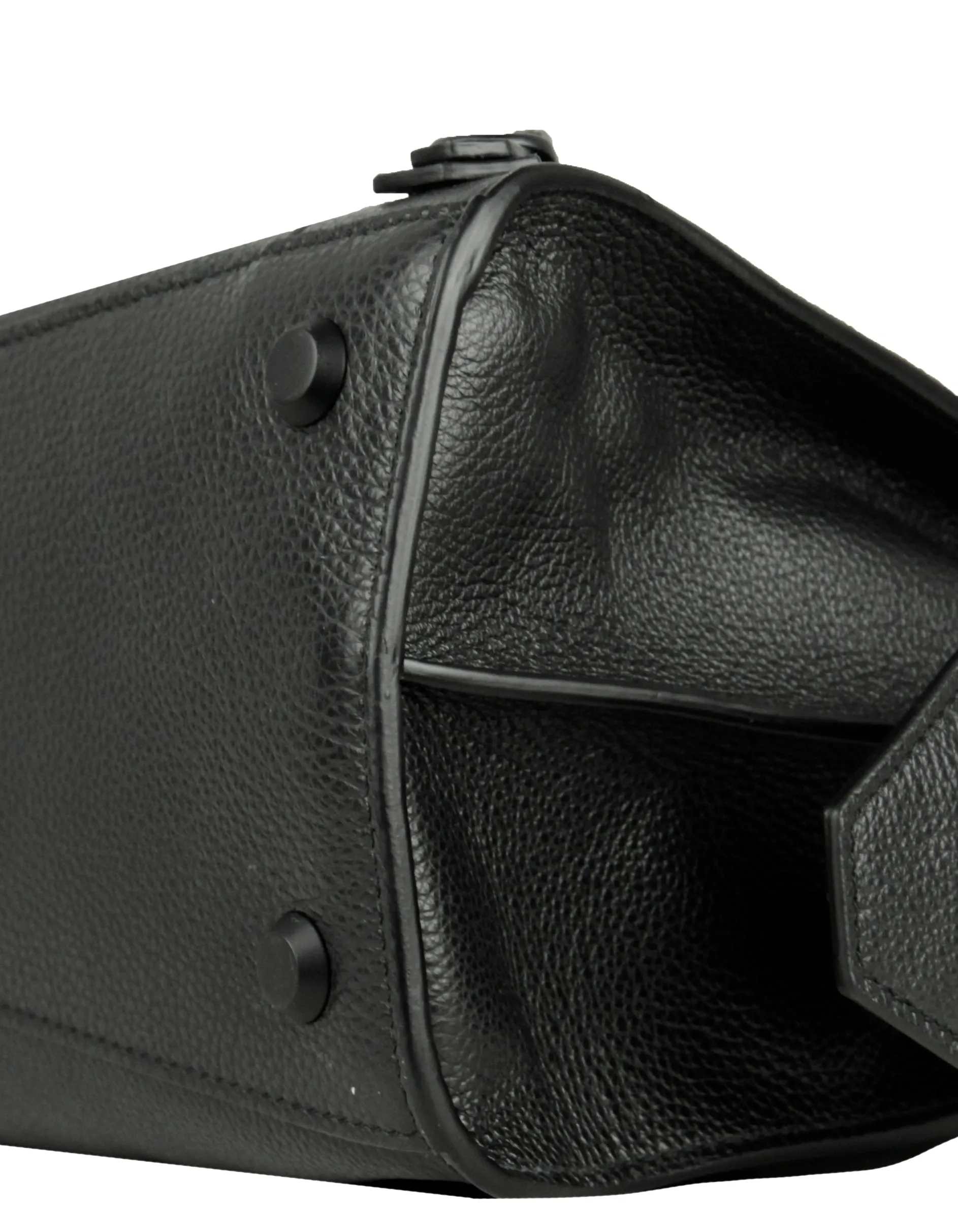 Balenciaga Black Grained Calfskin Neo Classic Hardware S City Crossbody Bag