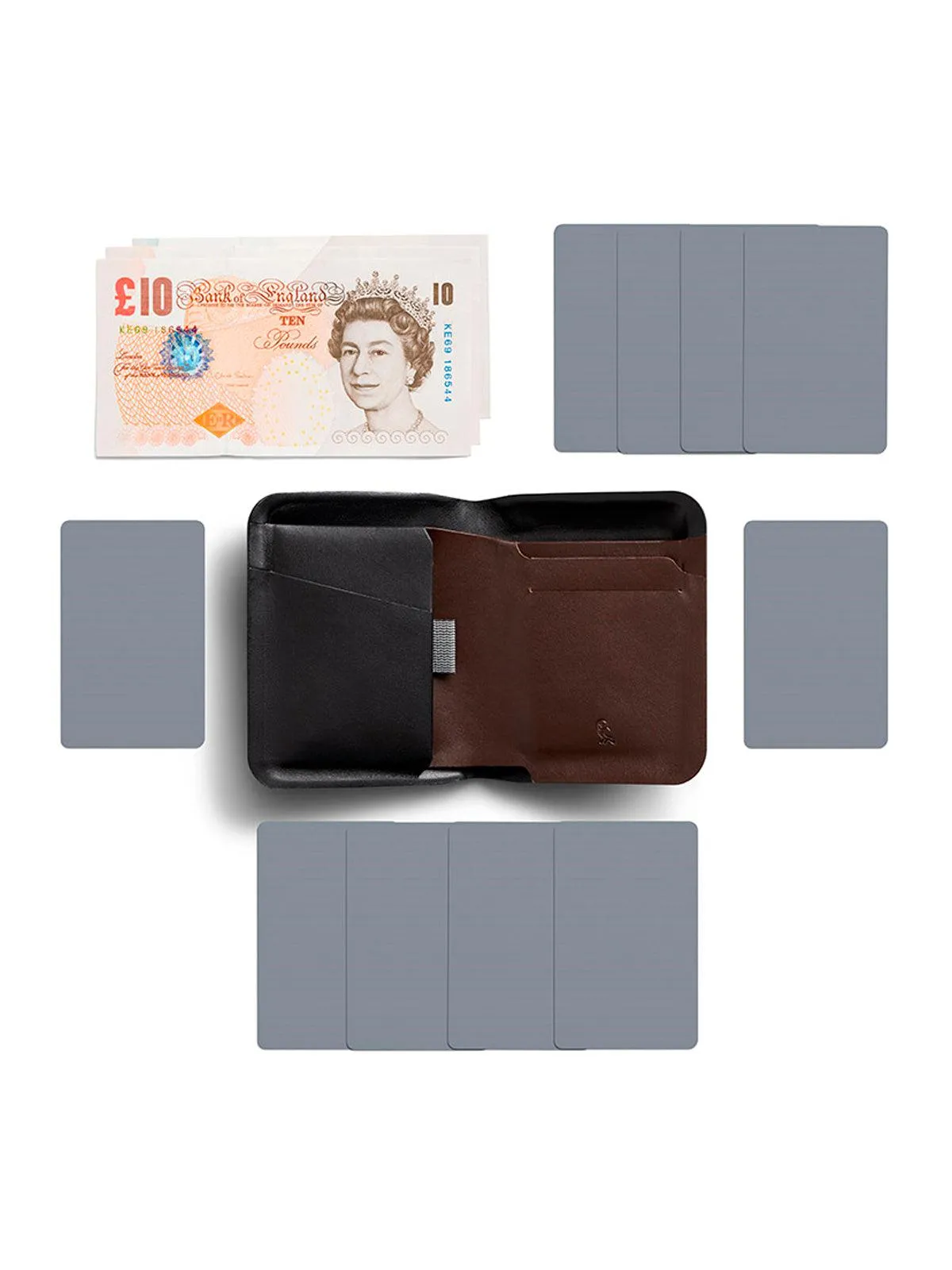 Bellroy APEX Note Sleeve Wallet Raven RFID
