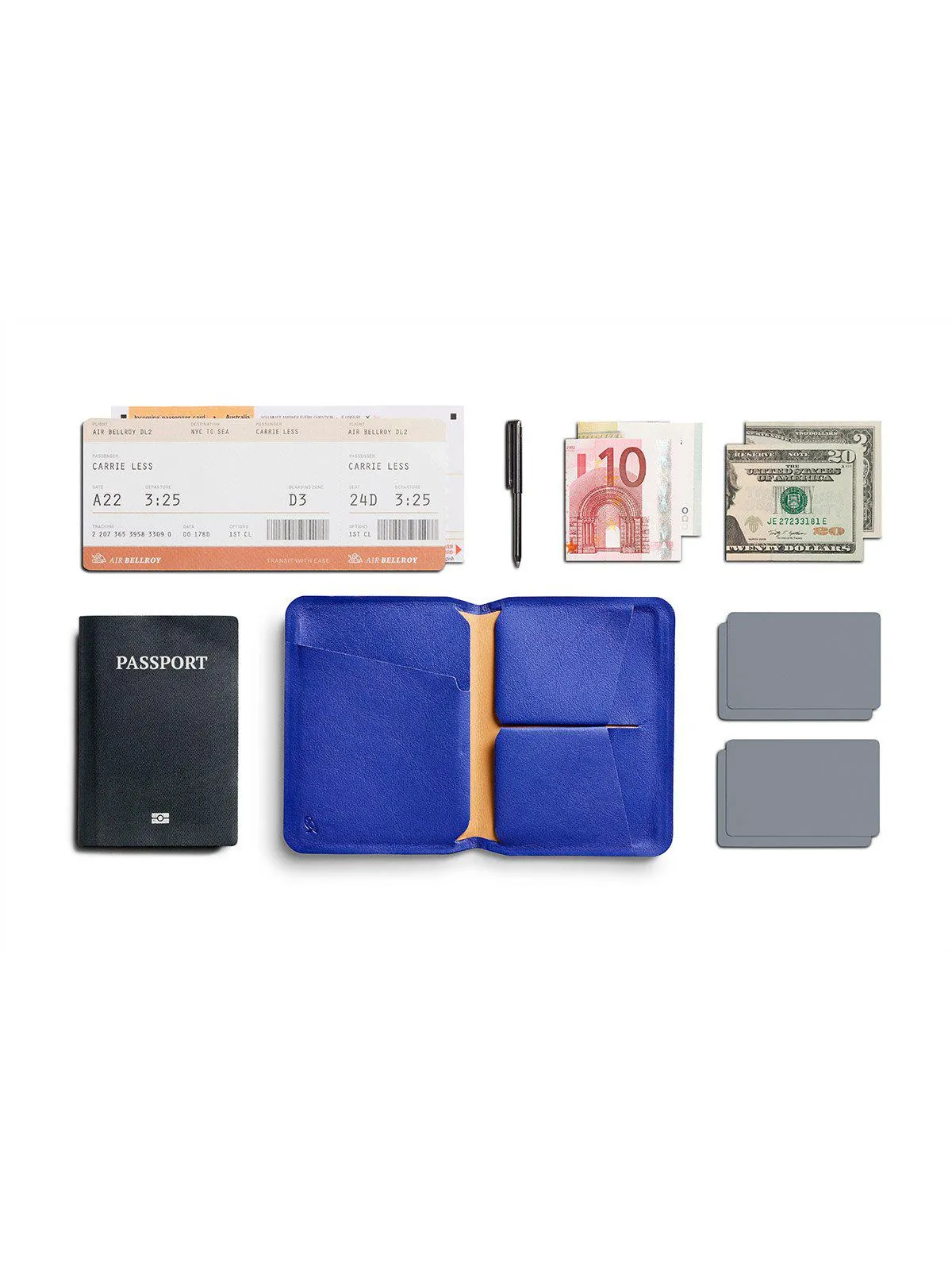 Bellroy APEX Passport Cover Pepperblue
