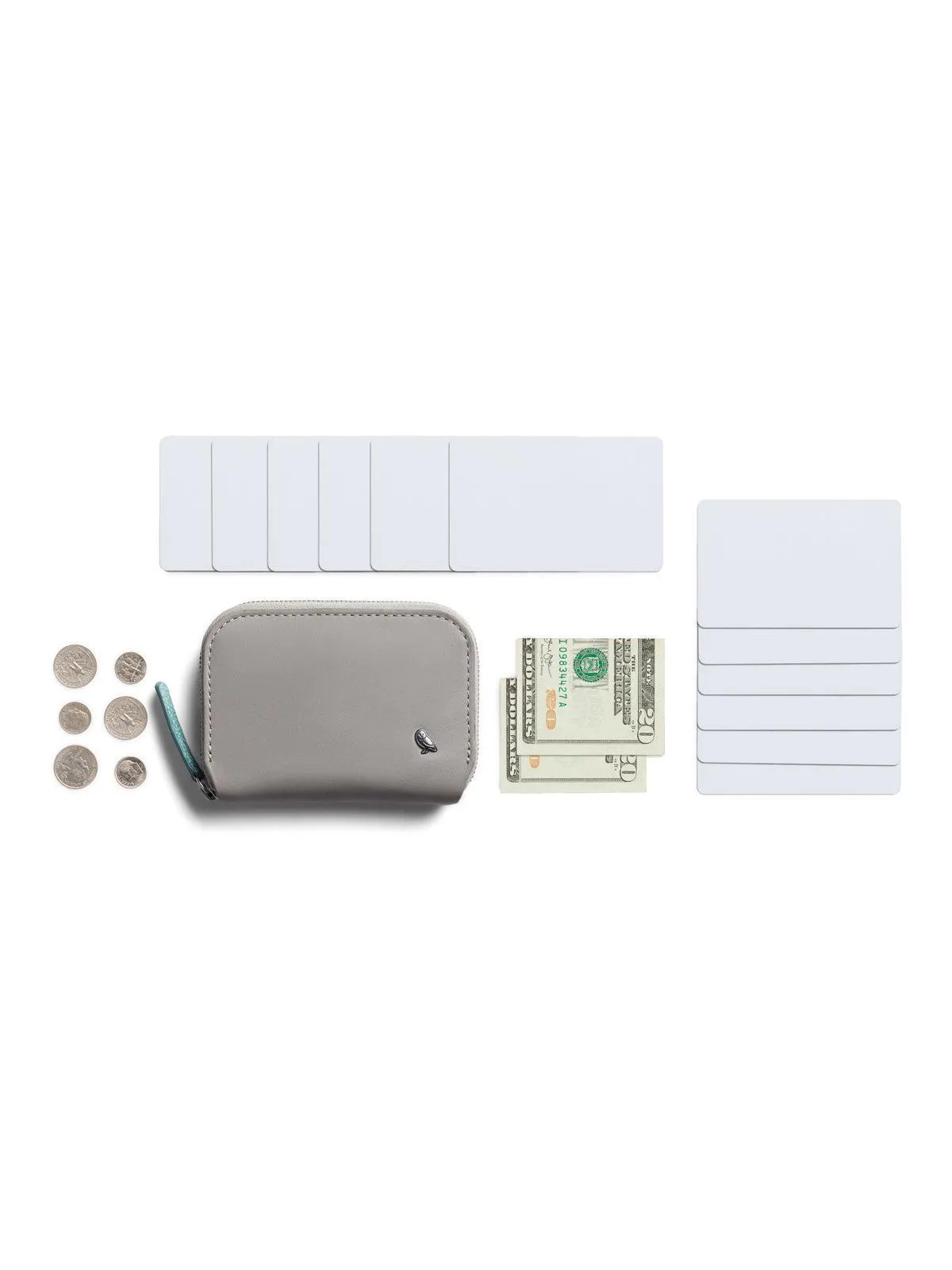 Bellroy Folio Mini Wallet Grey Lagoon RFID