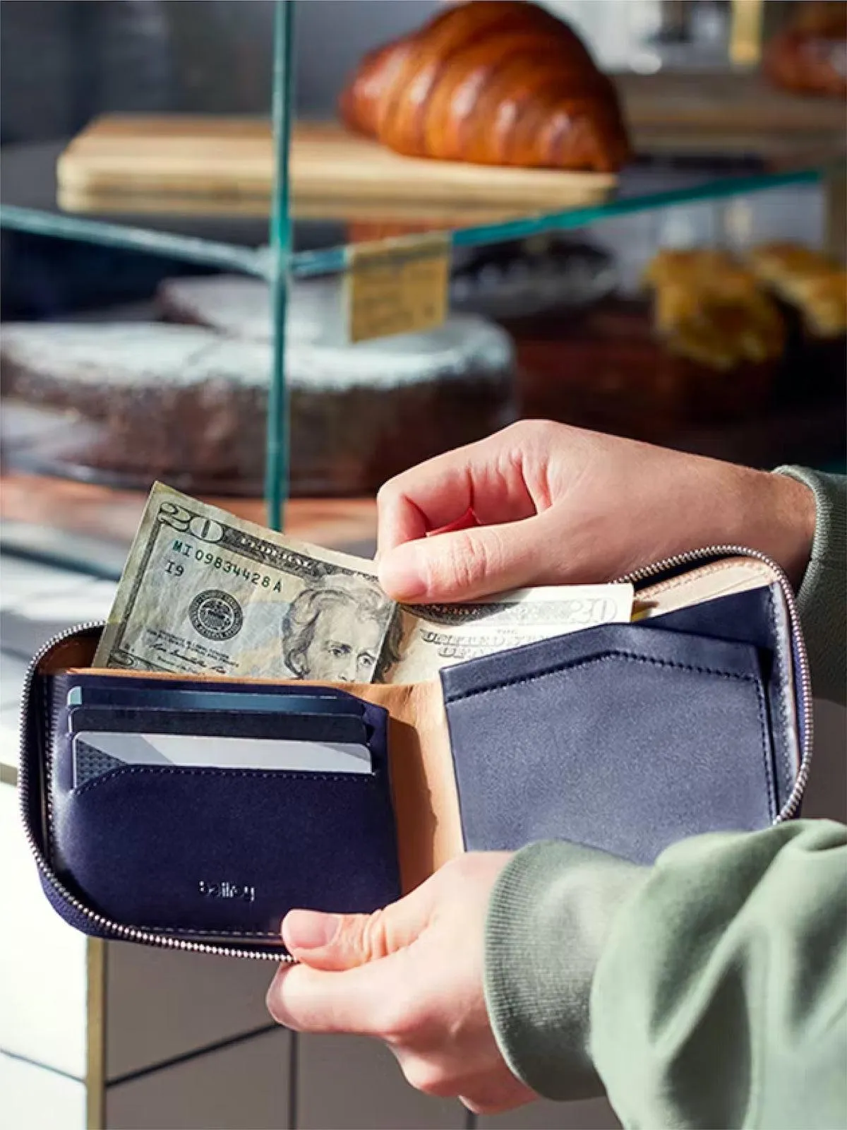 Bellroy Zip Wallet Ocean RFID