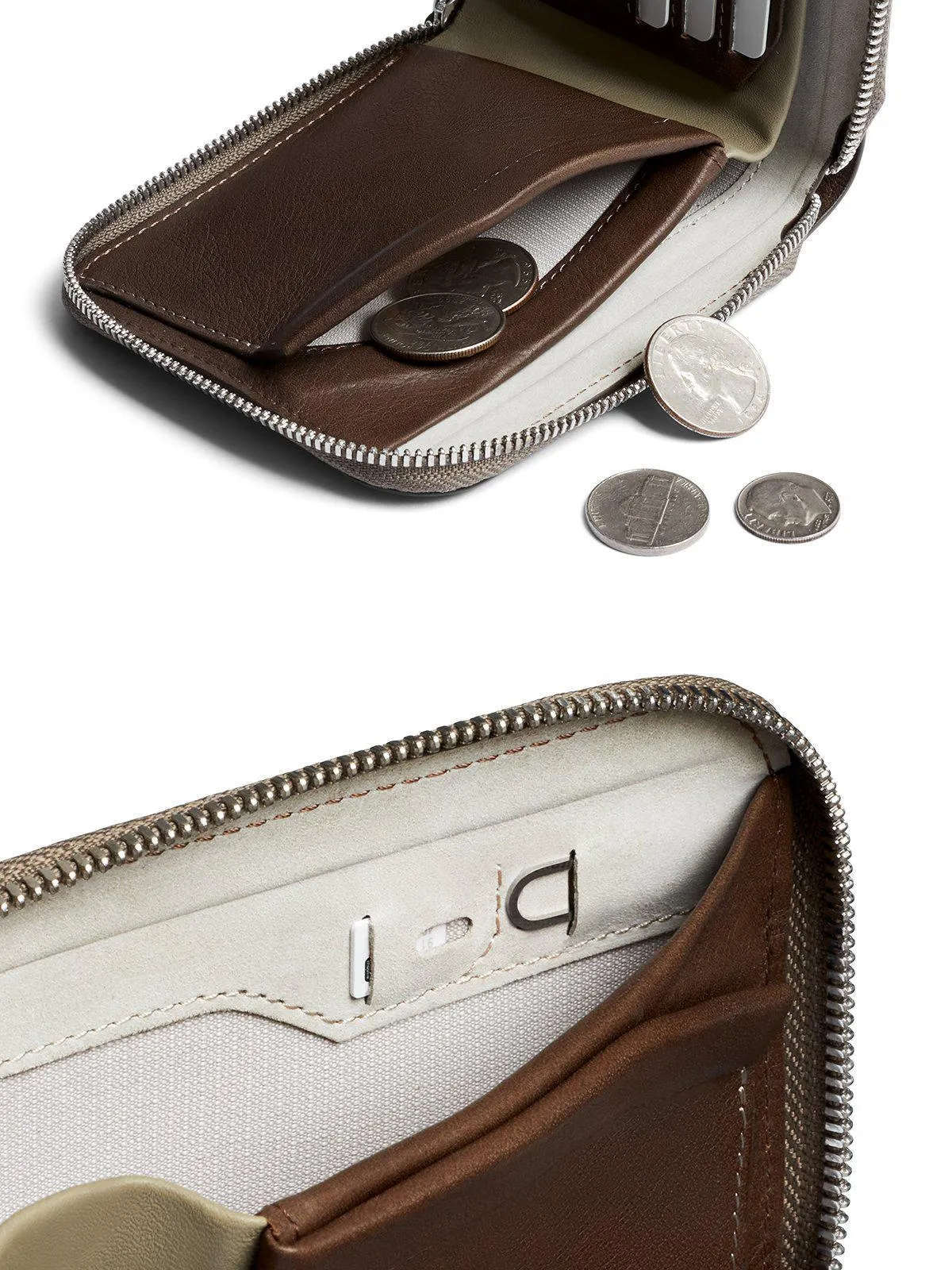 Bellroy Zip Wallet Premium Edition Darkwood RFID