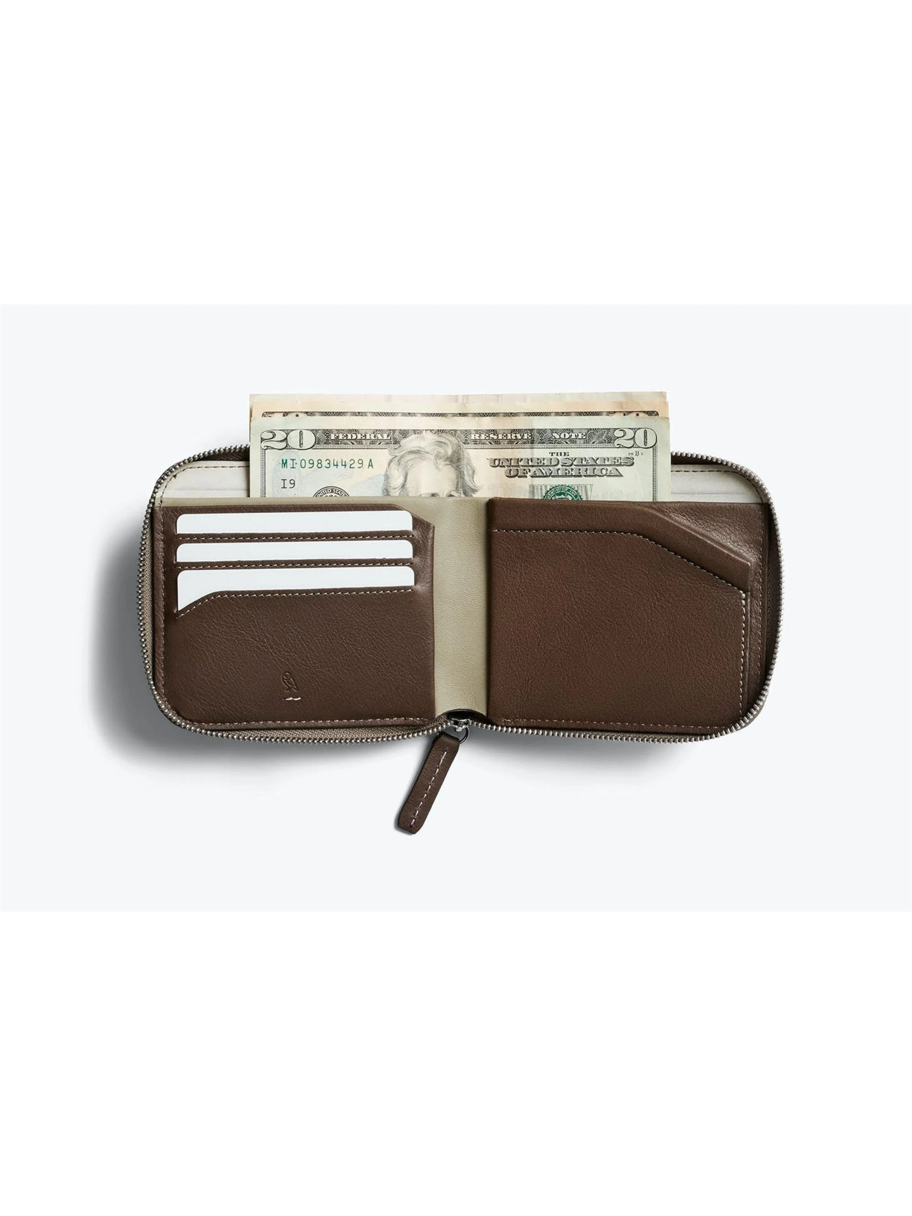 Bellroy Zip Wallet Premium Edition Darkwood RFID
