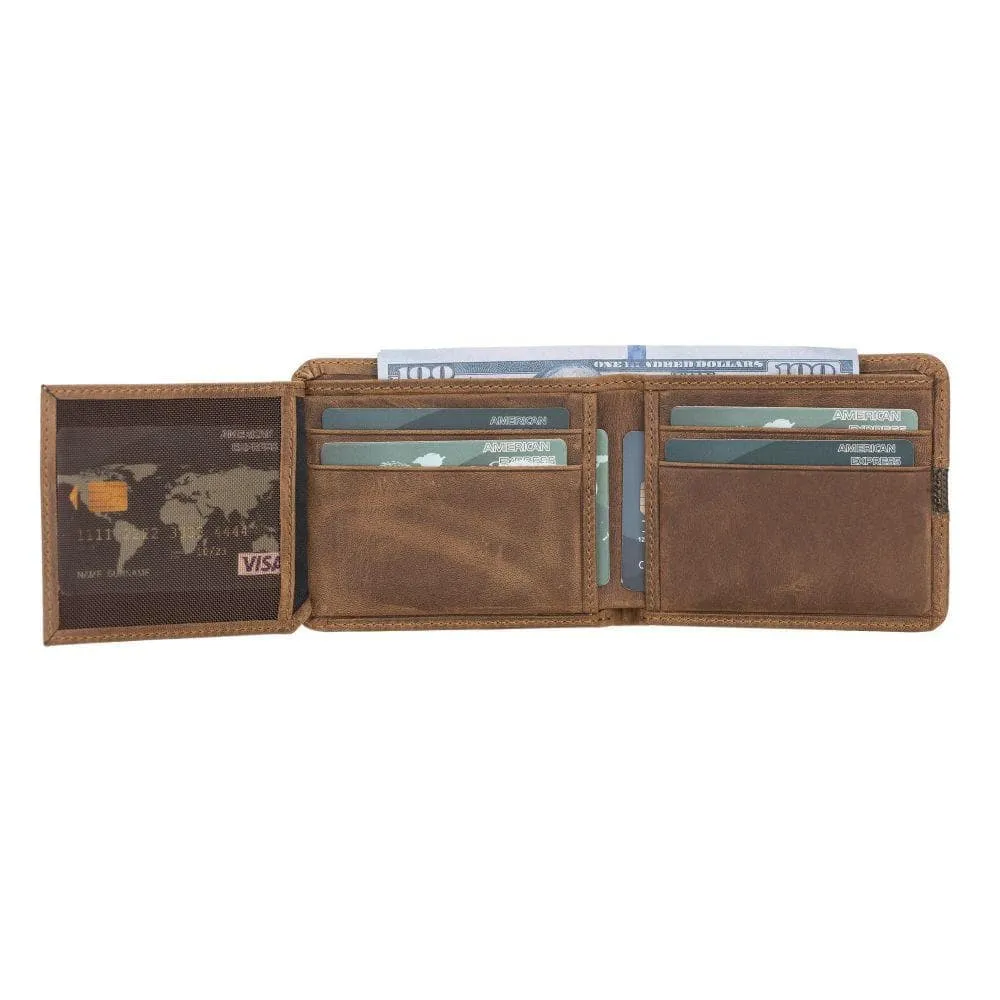 Benjamin Slim Genuine Leather Wallet for Men