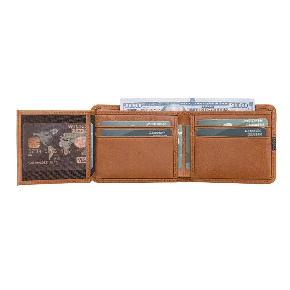 Benjamin Slim Genuine Leather Wallet for Men