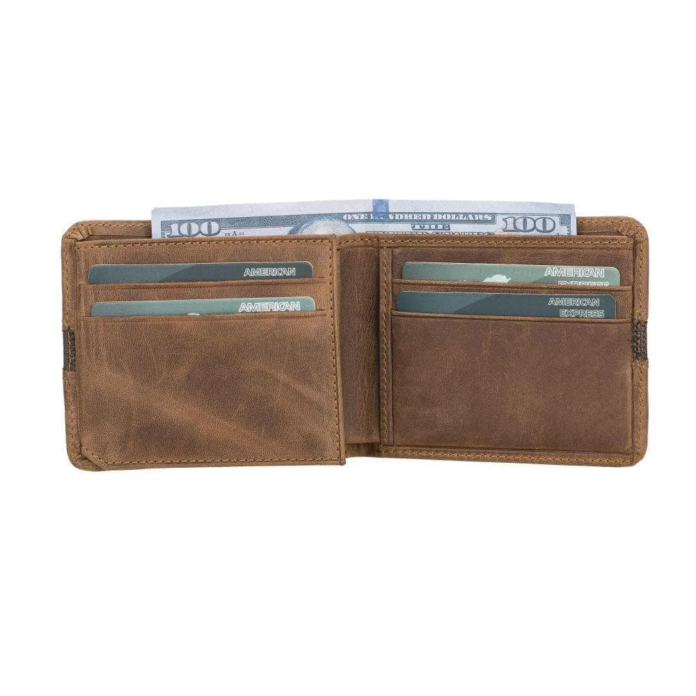Benjamin Slim Genuine Leather Wallet for Men