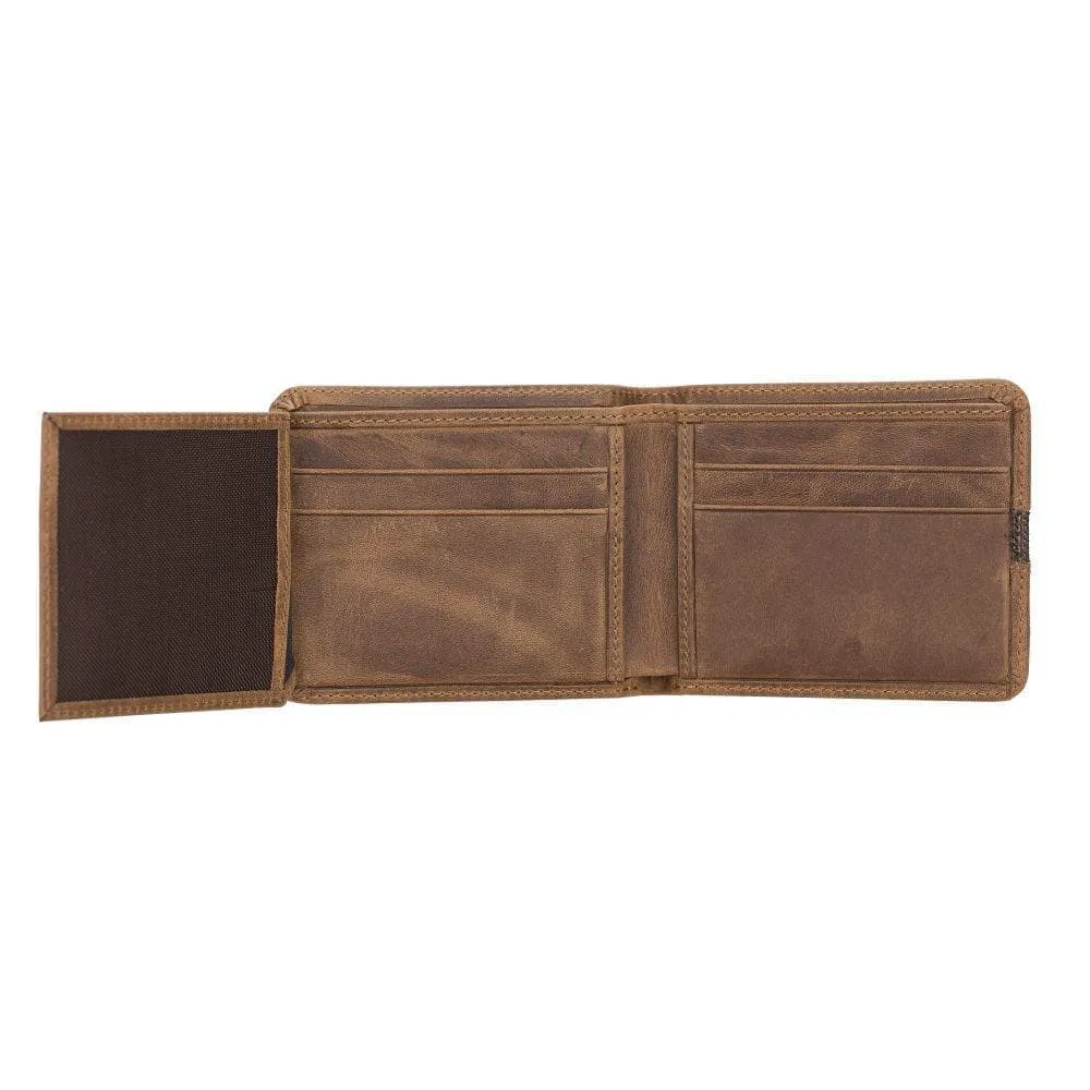 Benjamin Slim Genuine Leather Wallet for Men