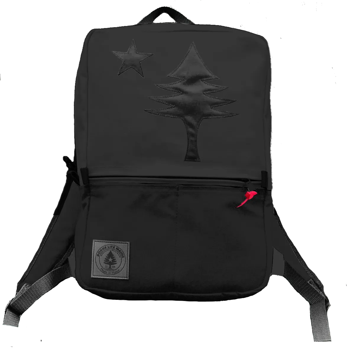 Benny Backpack 15L- State of Maine Flag - Black/grey