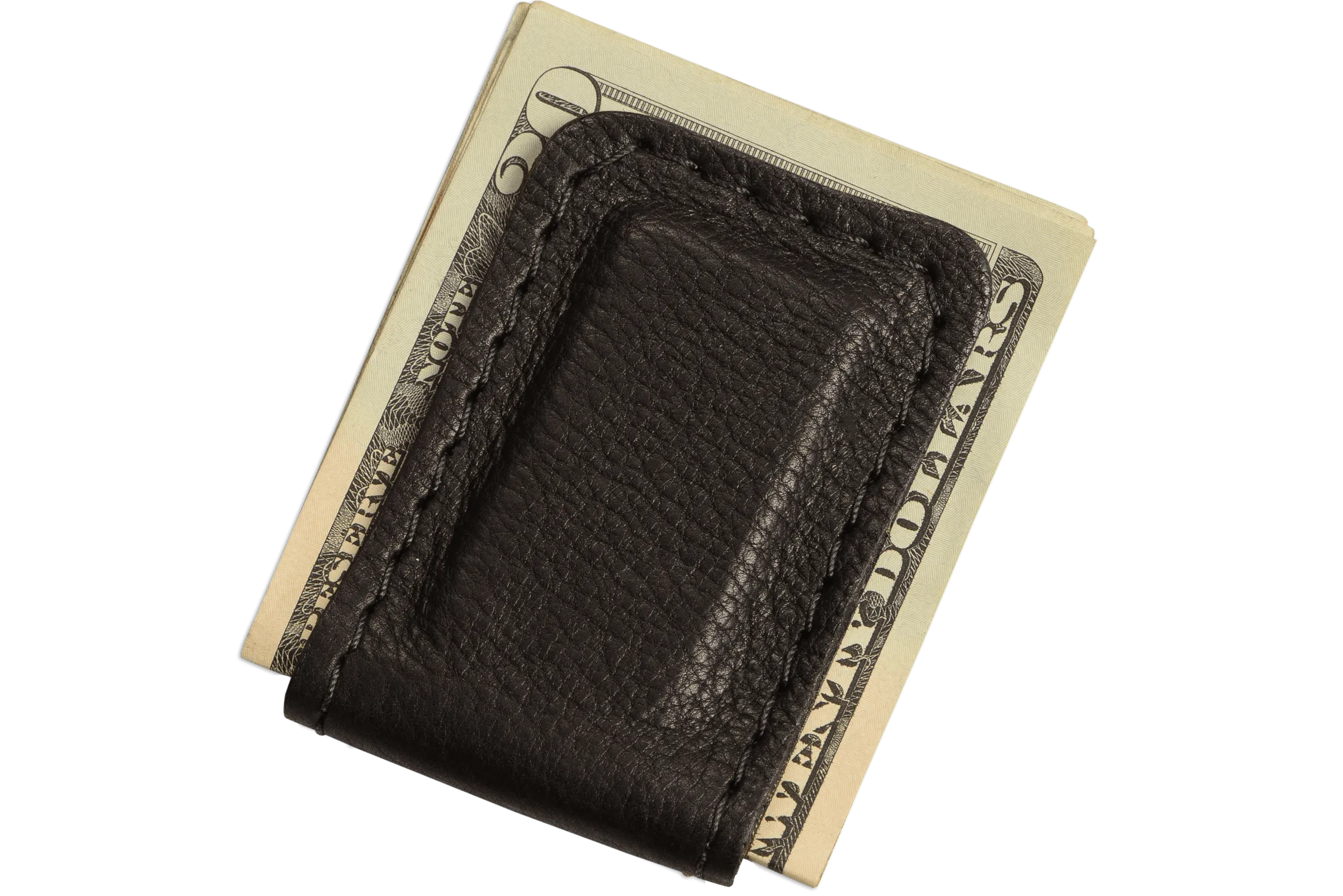 Black American Bison Men's Magnetic Money Clip