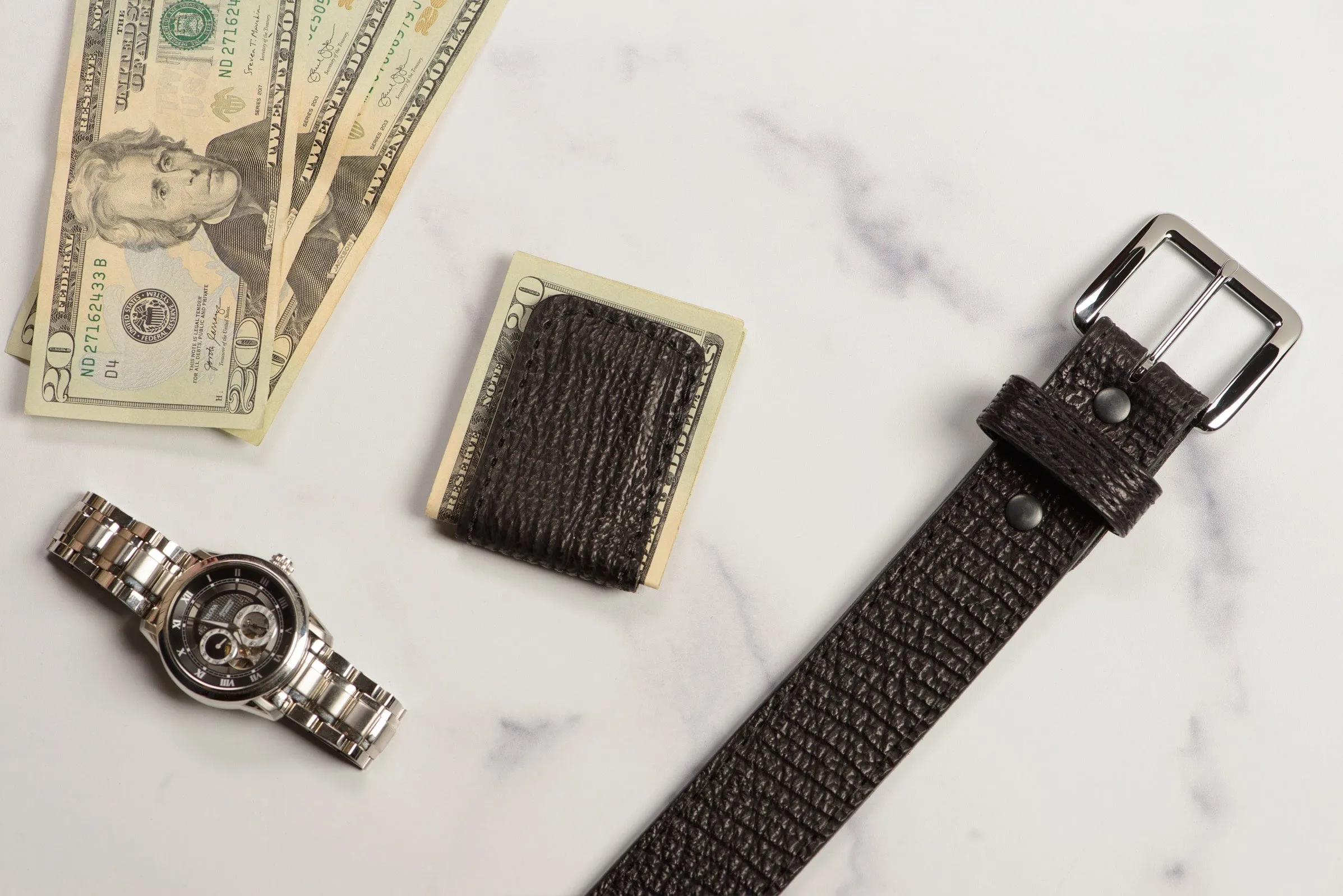Black Shark Men's Magnetic Money Clip