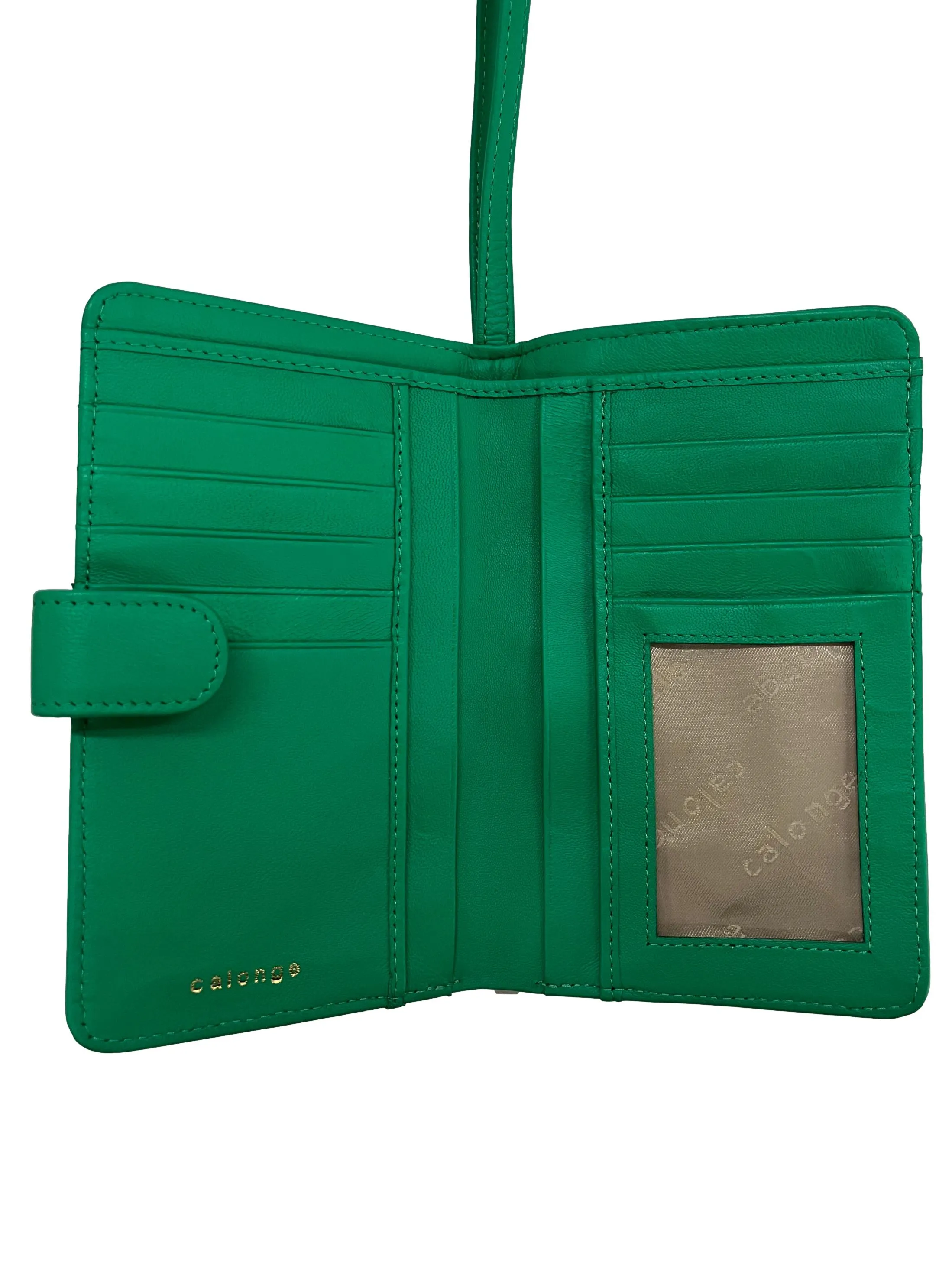 Bright Green Woven Clutch