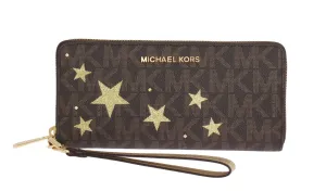 Brown ILLUSTRATIONS Travel Continental Wallet