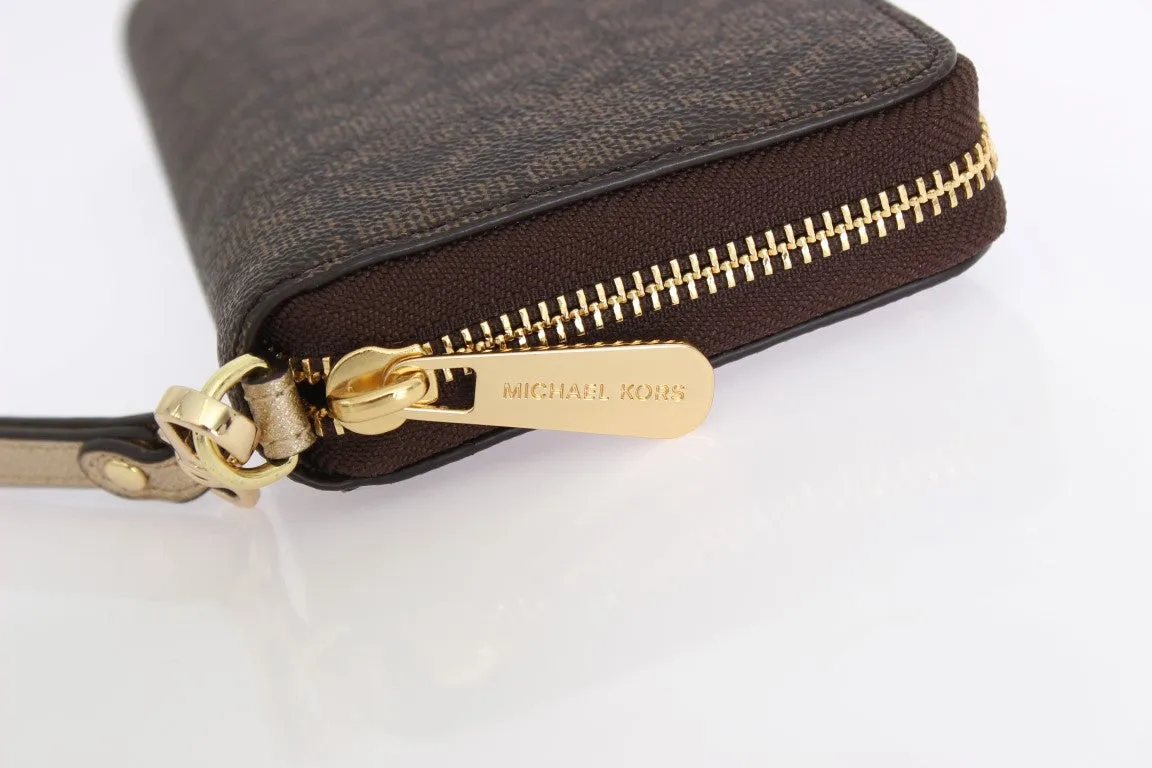 Brown ILLUSTRATIONS Travel Continental Wallet