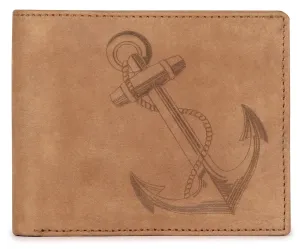 Brown Men's Wallet - Premium Leather, RFID Protected | Multiple Slots | Bi-Fold | Ochre-6