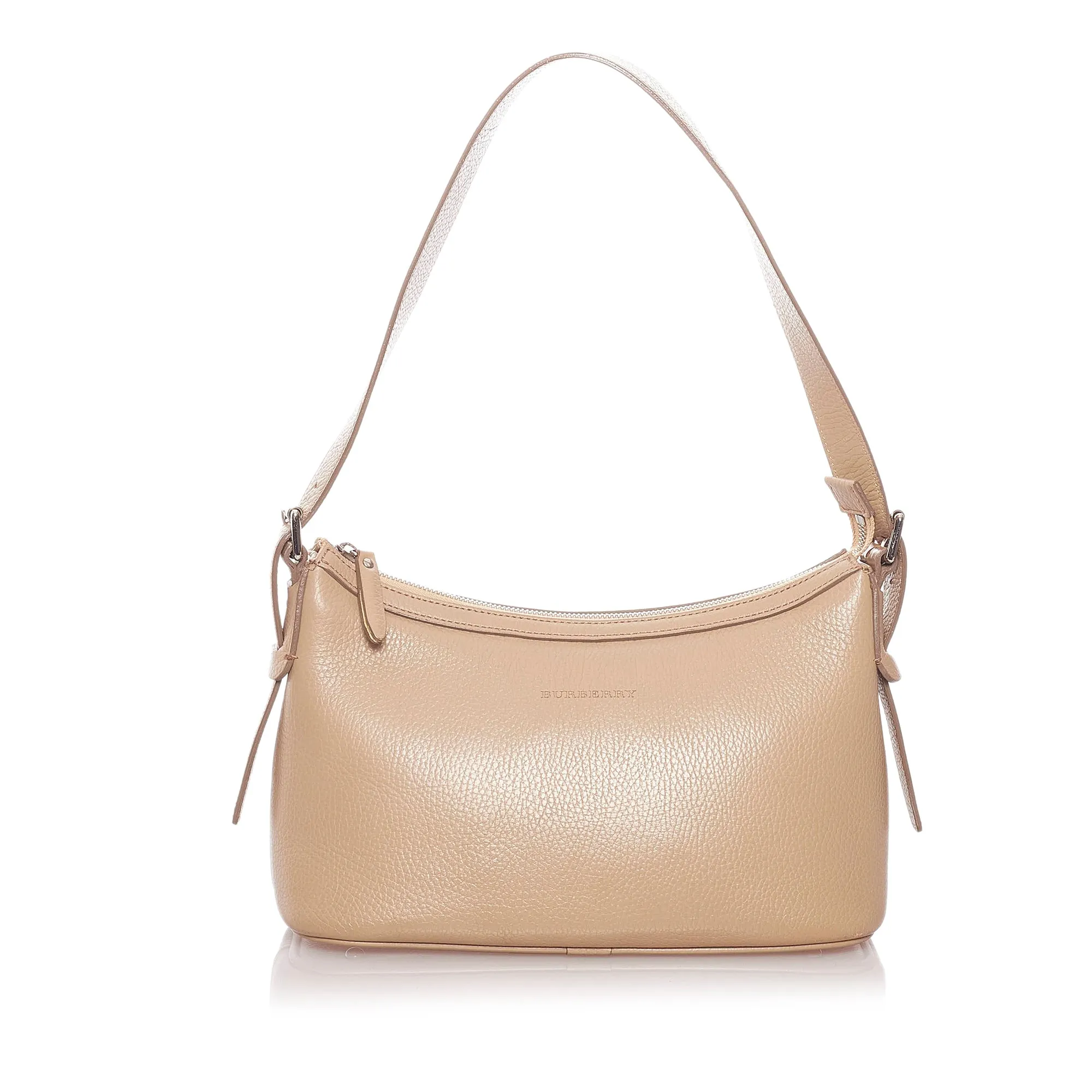Burberry Brown Leather Shoulder Bag