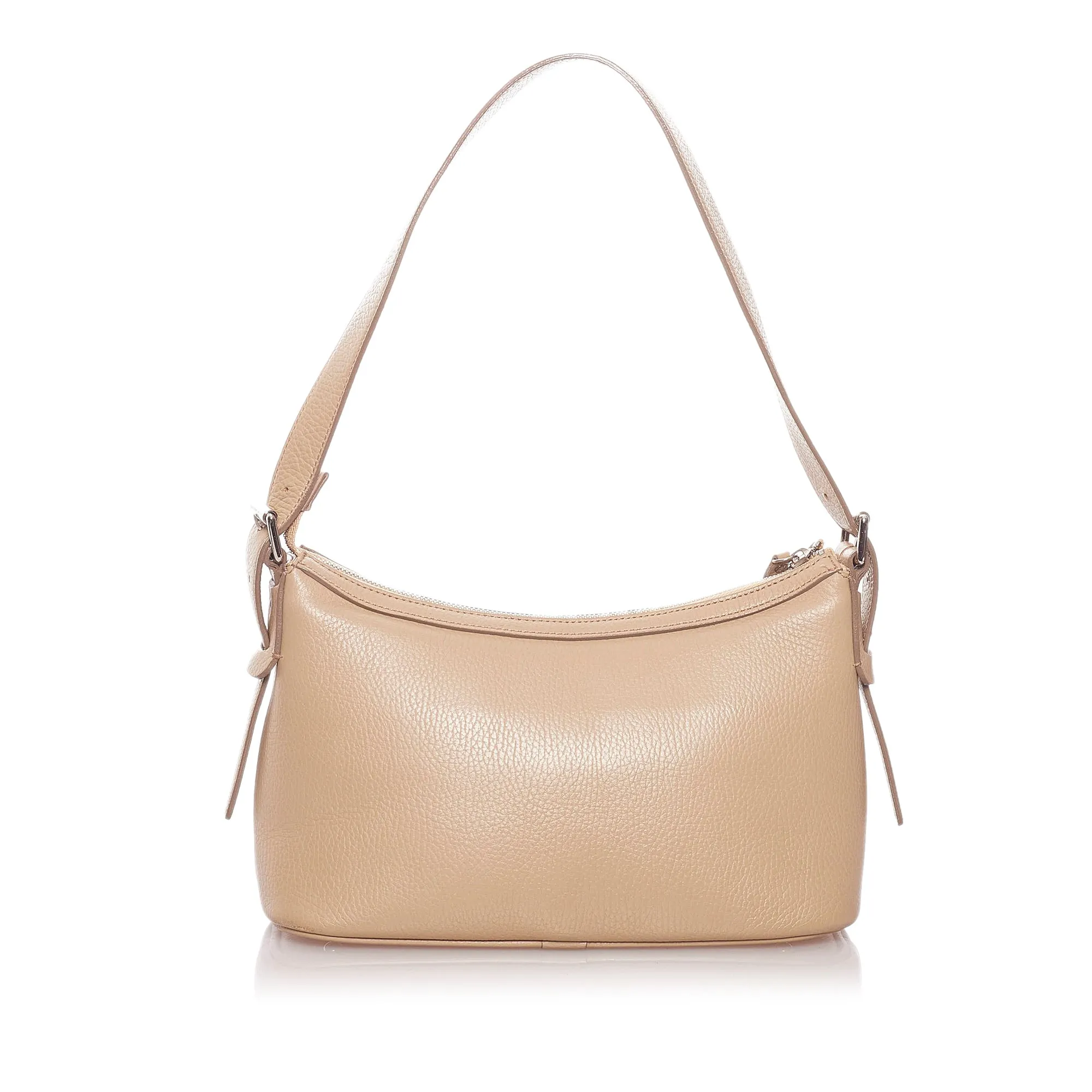 Burberry Brown Leather Shoulder Bag