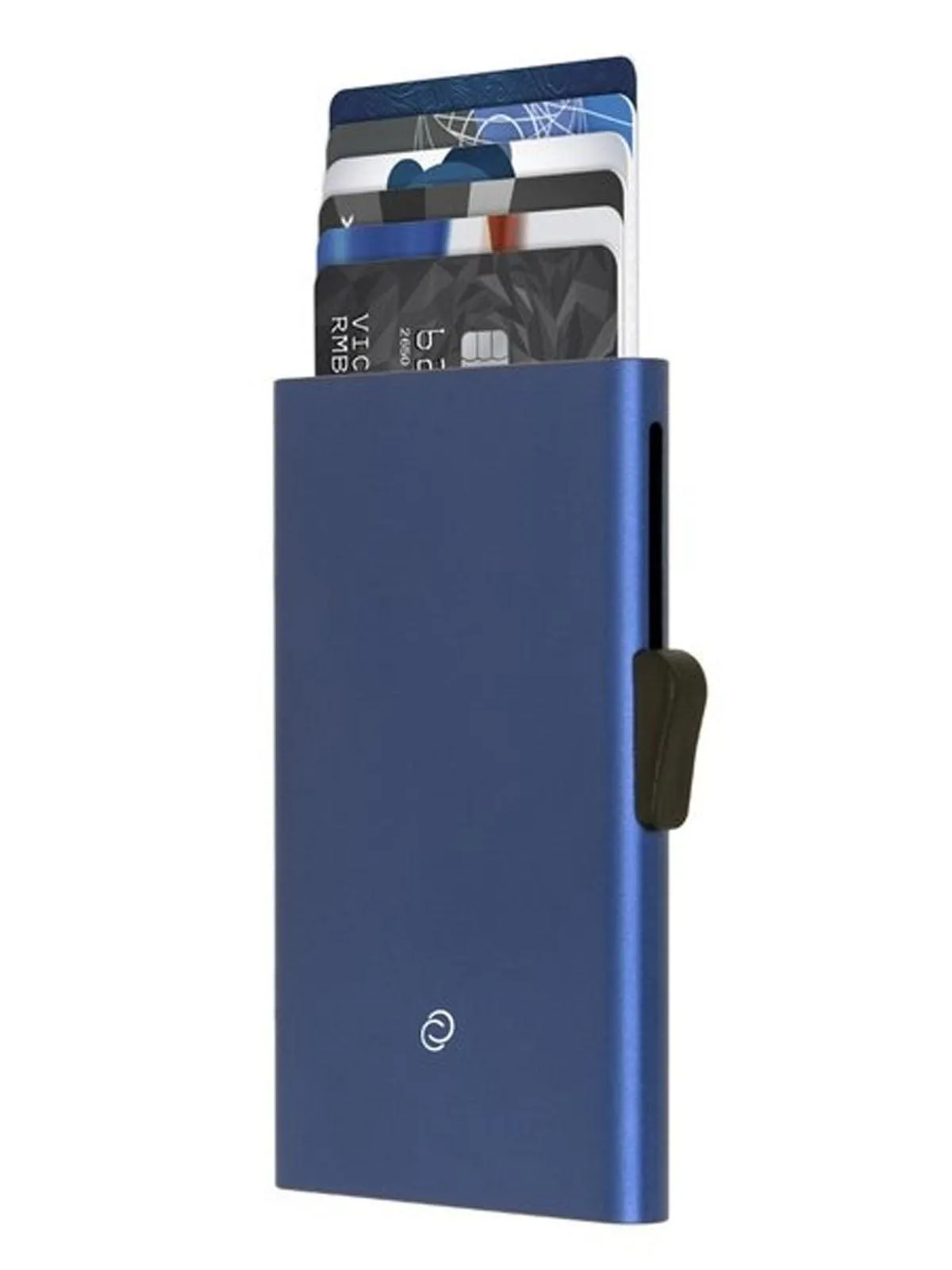 C-Secure Aluminium RFID Cardholder Indigo Blue