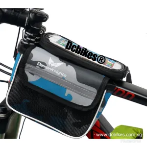 Camouflage Top Tube Frame Handphone Hp Holder Pouch   Rain Cover
