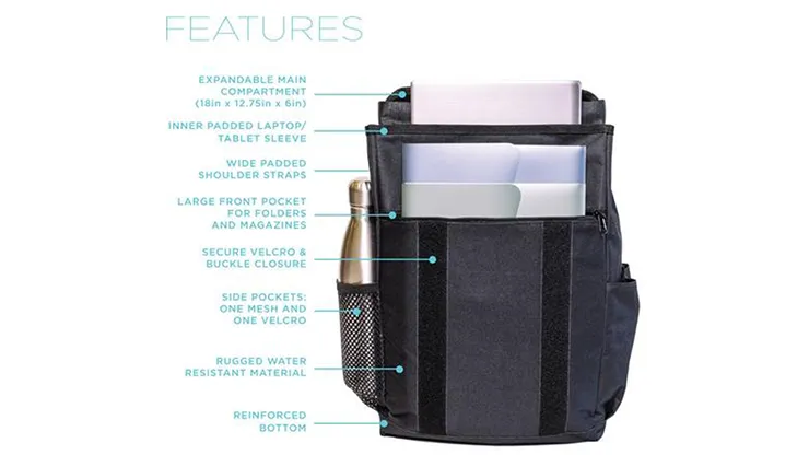 CARD Backpack (Red) by Paul Romhany and BOLDFACE