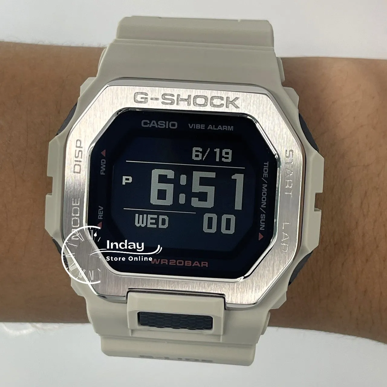 Casio G-Shock G-Lide Men's Watch GBX-100-8 Shock Resistant Mineral Glass Mobile Link Bluetooth
