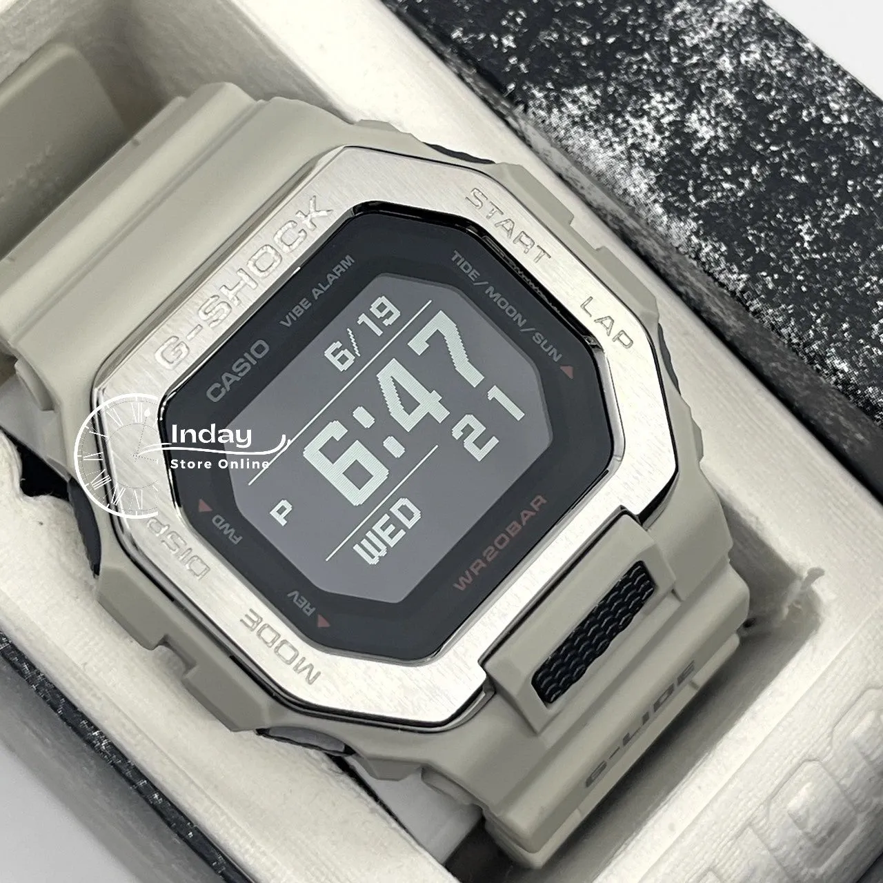 Casio G-Shock G-Lide Men's Watch GBX-100-8 Shock Resistant Mineral Glass Mobile Link Bluetooth