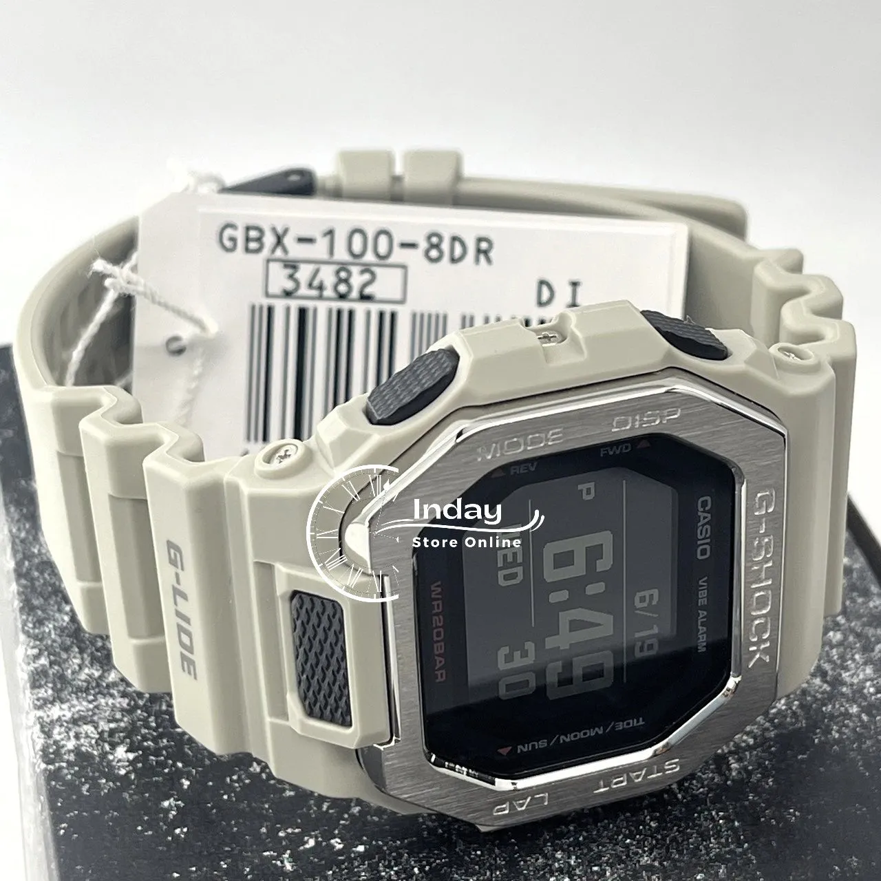 Casio G-Shock G-Lide Men's Watch GBX-100-8 Shock Resistant Mineral Glass Mobile Link Bluetooth