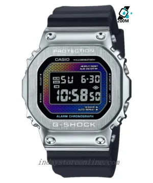 Casio G-Shock G-Steel Men's Watch GM-5600RW-1 Bio-based Resin Band Shock Resistant Mineral Glass Battery Life 5-Years
