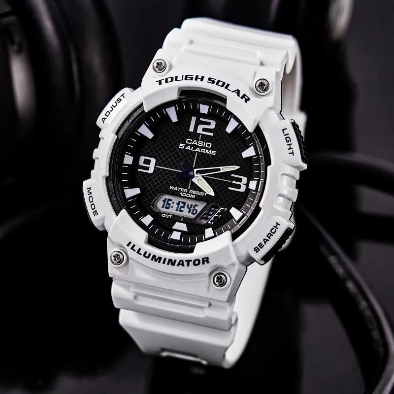 Casio G-Shock Men's Digital White Strap Watch
