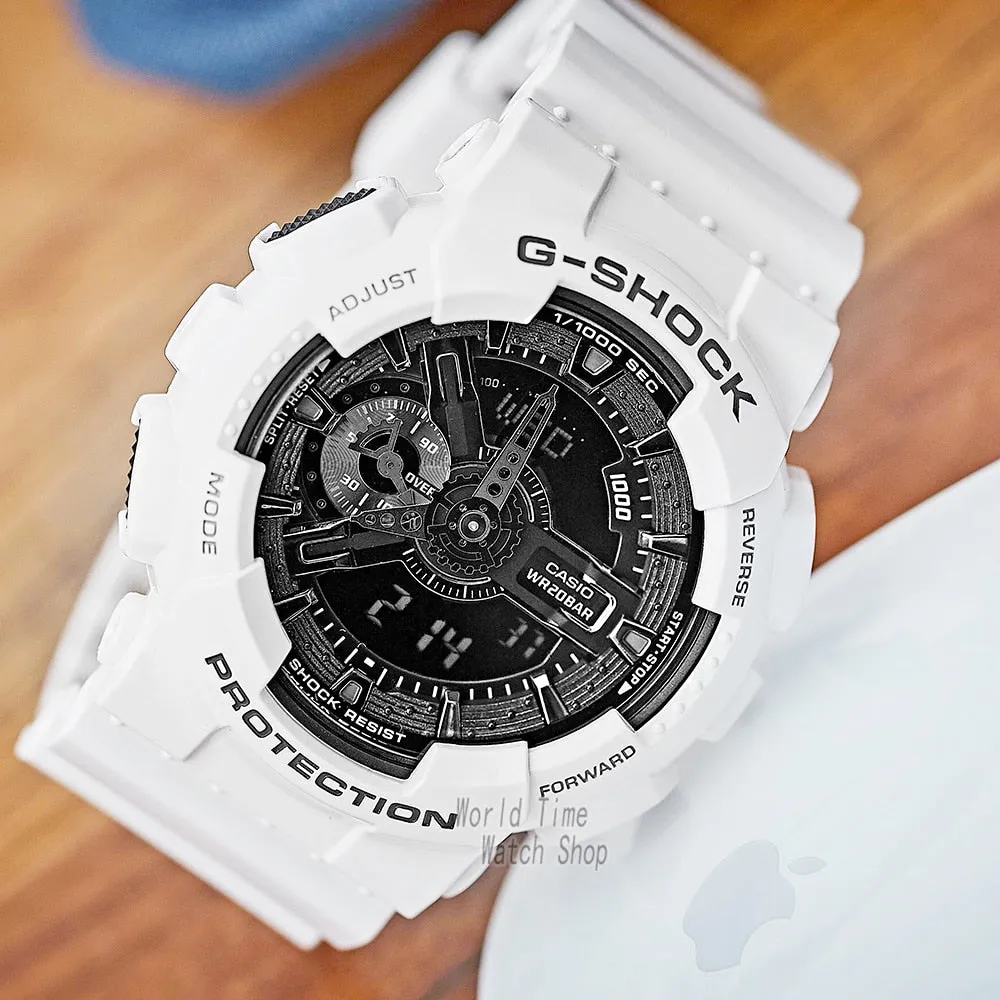 Casio G-Shock Men's Digital White Strap Watch