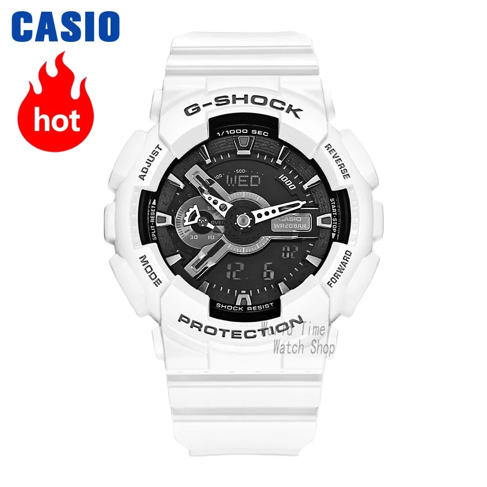 Casio G-Shock Men's Digital White Strap Watch