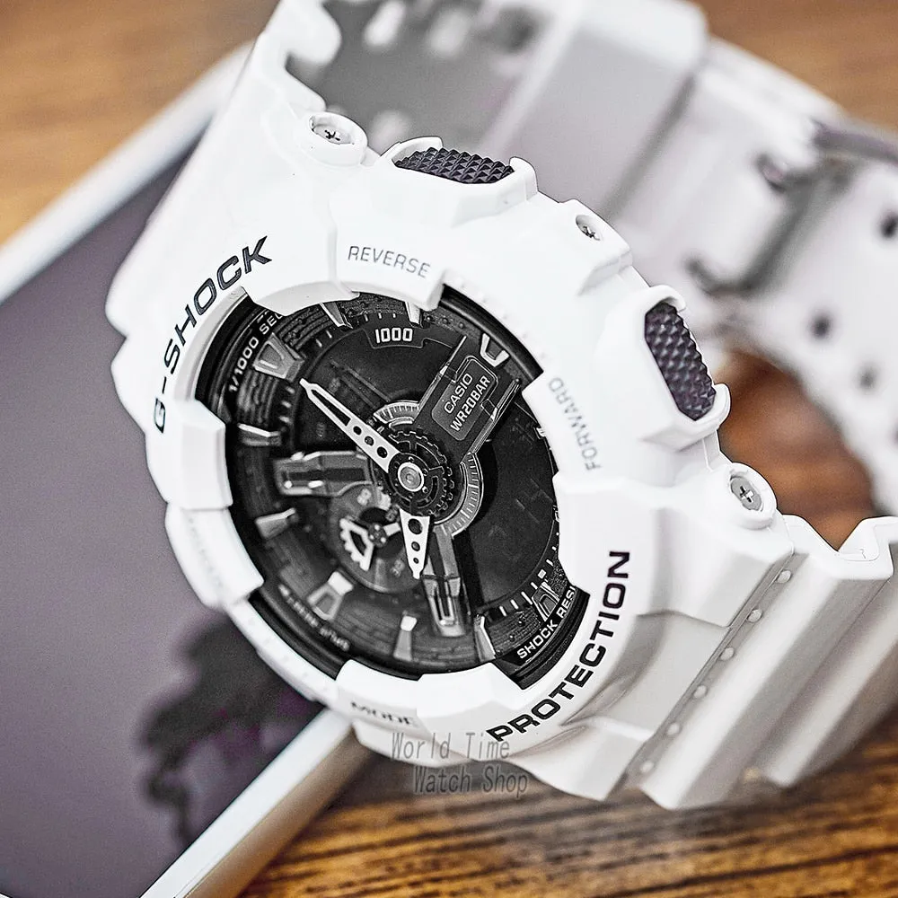 Casio G-Shock Men's Digital White Strap Watch