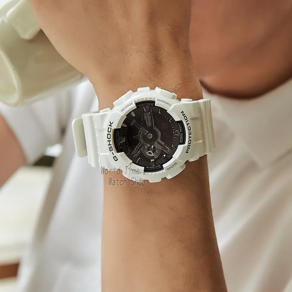 Casio G-Shock Men's Digital White Strap Watch